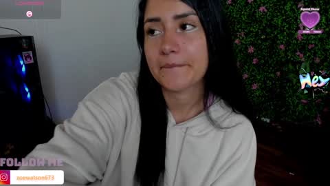 Snapshot of zoe_wattson chatting on 01.31.25 Zoe online show from 01.31.25