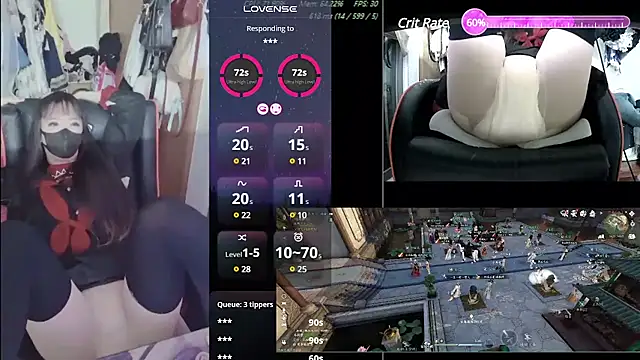 Snapshot of z23002 chatting on 12.18.24 z23002 online show from 12.18.24