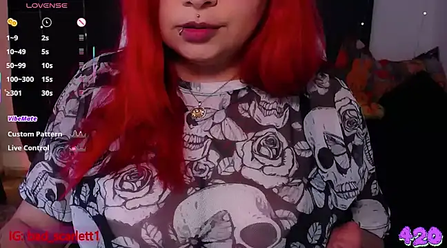 Snapshot of bad_scarlett1 chatting on 03.11.25 bad scarlett1 online show from 03.11.25