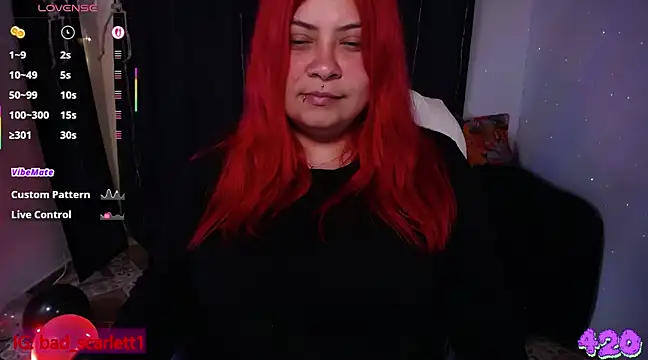 Snapshot of bad_scarlett1 chatting on 03.16.25 bad scarlett1 online show from 03.16.25