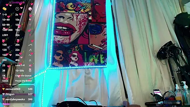 LatexDevil Blondie online show from 03.04.25