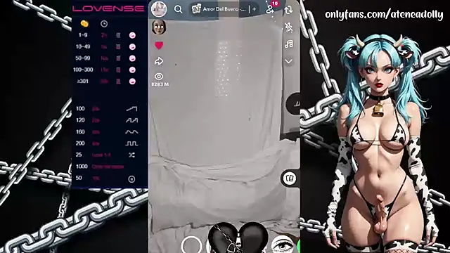 Snapshot of AteneaDolly chatting on 10.03.25 AteneaDolly online show from 10.03.25