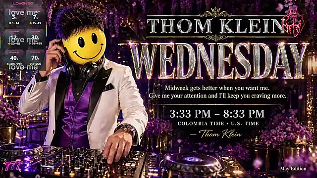 Snapshot of thomklein chatting on 05.20.26 thomklein online show from 05.20.26