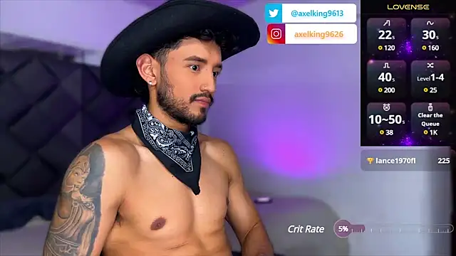 AxelKing1326 online show from 01.13.25