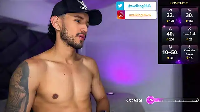 AxelKing1326 online show from 01.30.25