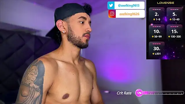 AxelKing1326 online show from 02.20.25