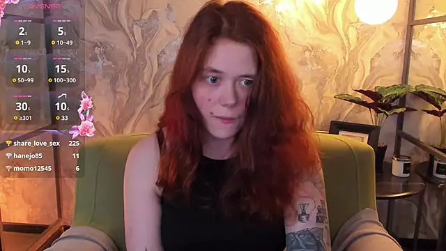 Snapshot of SophiePure chatting on 03.17.25 SophiePure online show from 03.17.25