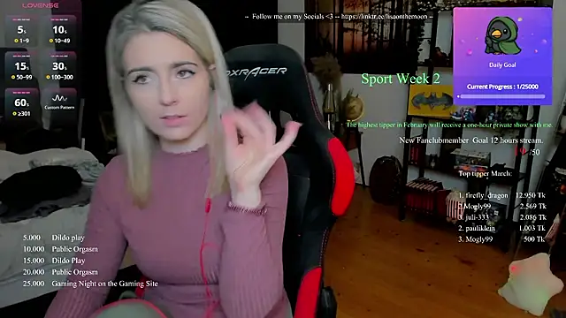 Lisaonthemoon online show from 03.07.26