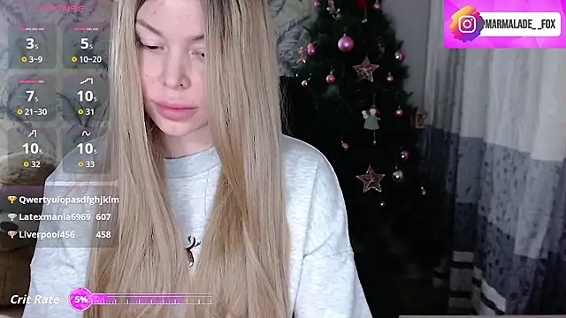 Snapshot of Marmalade_Fox chatting on 01.16.26 Marmalade Fox online show from 01.16.26