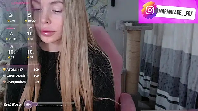 Snapshot of Marmalade_Fox chatting on 03.05.26 Marmalade Fox online show from 03.05.26
