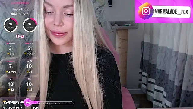Snapshot of Marmalade_Fox chatting on 03.06.26 Marmalade Fox online show from 03.06.26