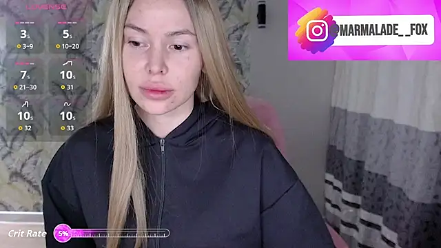 Snapshot of Marmalade_Fox chatting on 04.09.26 Marmalade Fox online show from 04.09.26