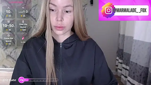 Snapshot of Marmalade_Fox chatting on 04.14.26 Marmalade Fox online show from 04.14.26