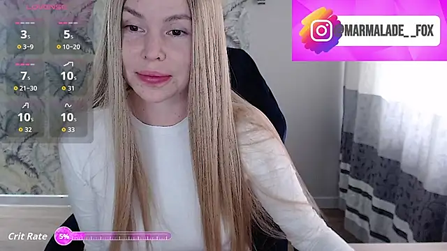 Snapshot of Marmalade_Fox chatting on 04.22.26 Marmalade Fox online show from 04.22.26