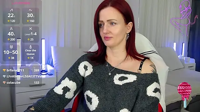Snapshot of ElisaJane chatting on 02.05.25 ElisaJane online show from 02.05.25