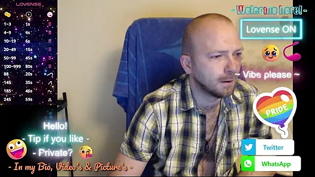 RealManHaveHairy online show from 11.20.25