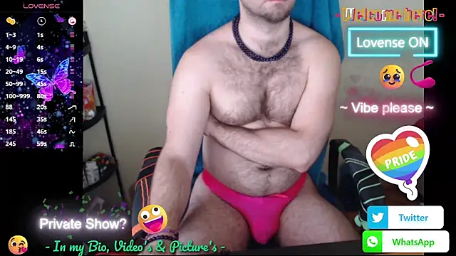 RealManHaveHairy online show from 02.08.26