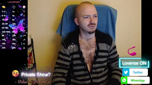 RealManHaveHairy online show from 02.17.26