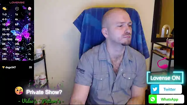 RealManHaveHairy online show from 03.23.26