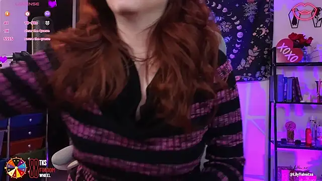 LilyVelvett online show from 02.21.25