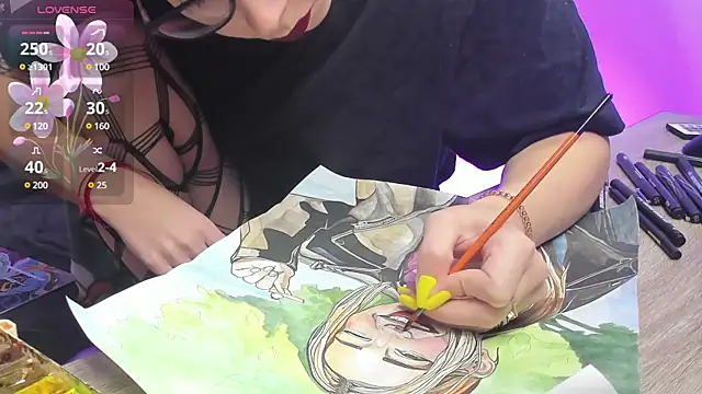 Snapshot of RitaSonnet chatting on 03.07.25 RitaSonnet online show from 03.07.25