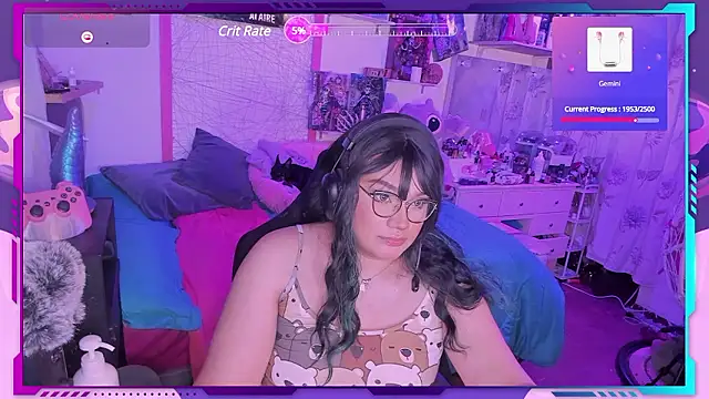 Snapshot of MegariaB chatting on 12.03.24 MegariaB online show from 12.03.24