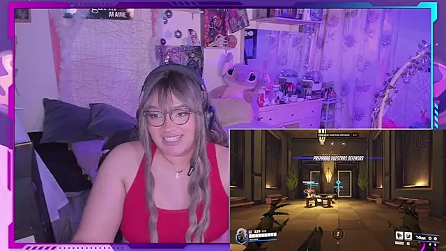 Snapshot of MegariaB chatting on 12.23.24 MegariaB online show from 12.23.24