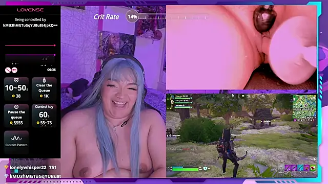 Snapshot of MegariaB chatting on 01.12.25 MegariaB online show from 01.12.25