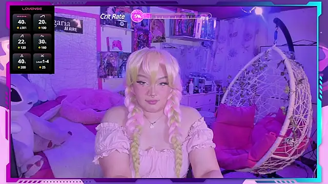 Snapshot of MegariaB chatting on 02.15.25 MegariaB online show from 02.15.25