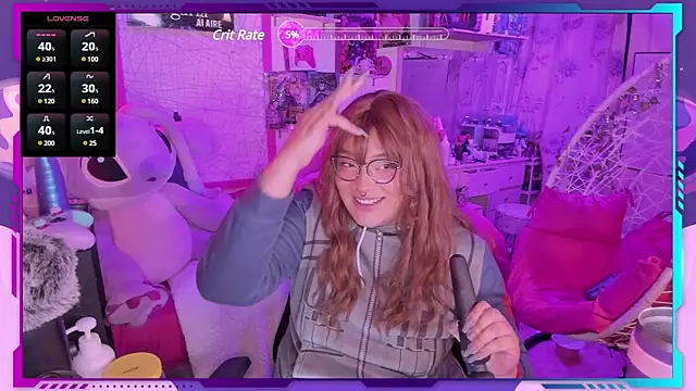 Snapshot of MegariaB chatting on 02.18.25 MegariaB online show from 02.18.25