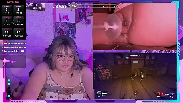 Snapshot of MegariaB chatting on 03.01.25 MegariaB online show from 03.01.25