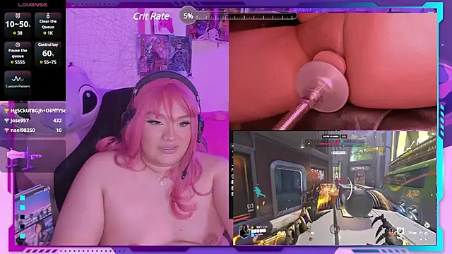 Snapshot of MegariaB chatting on 03.16.25 MegariaB online show from 03.16.25