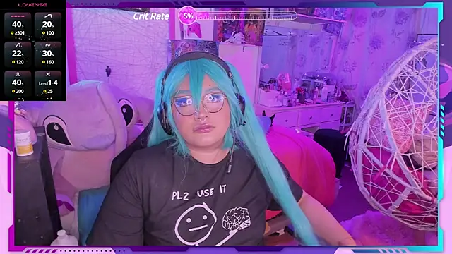 Snapshot of MegariaB chatting on 03.20.25 MegariaB online show from 03.20.25