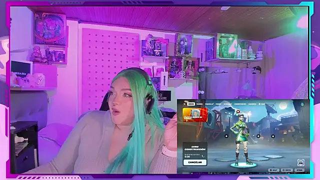 Snapshot of MegariaB chatting on 09.28.25 MegariaB online show from 09.28.25