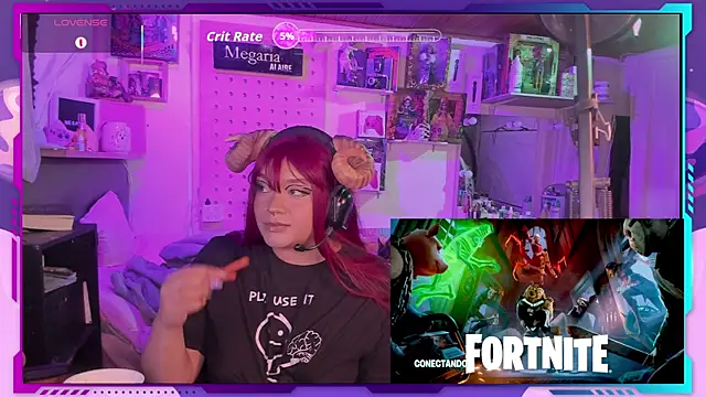 Snapshot of MegariaB chatting on 10.11.25 MegariaB online show from 10.11.25