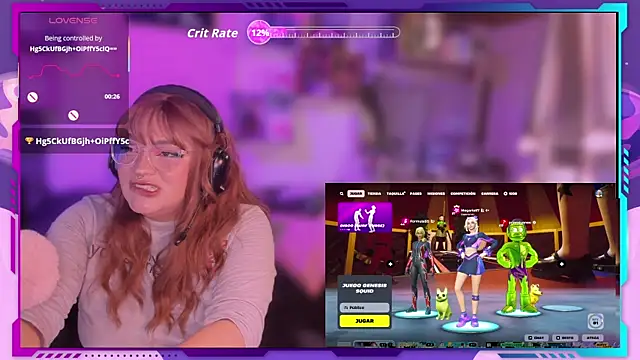 Snapshot of MegariaB chatting on 11.14.25 MegariaB online show from 11.14.25