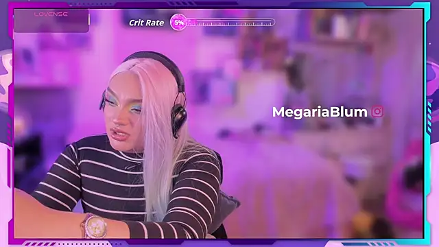 Snapshot of MegariaB chatting on 01.06.26 MegariaB online show from 01.06.26