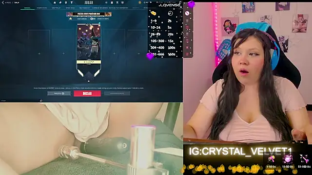 crystal7u7 online show from 09.15.25