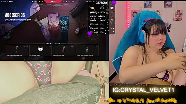 crystal7u7 online show from 09.17.25