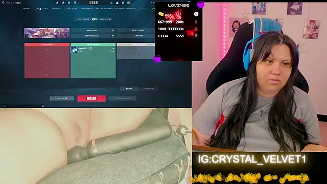 crystal7u7 online show from 09.18.25