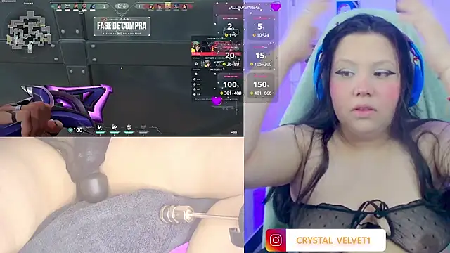 crystal7u7 online show from 10.22.25