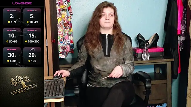 Snapshot of TreeJeanne chatting on 01.16.26 TreeJeanne online show from 01.16.26