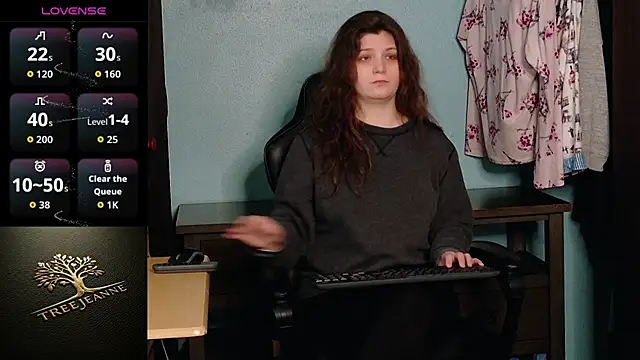 Snapshot of TreeJeanne chatting on 02.21.26 TreeJeanne online show from 02.21.26