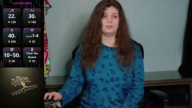 Snapshot of TreeJeanne chatting on 03.31.26 TreeJeanne online show from 03.31.26