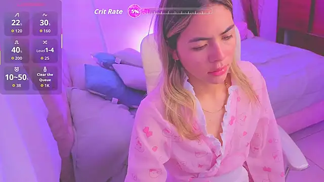 Snapshot of Nathaly-sky chatting on 10.23.25 Nathaly-sky online show from 10.23.25