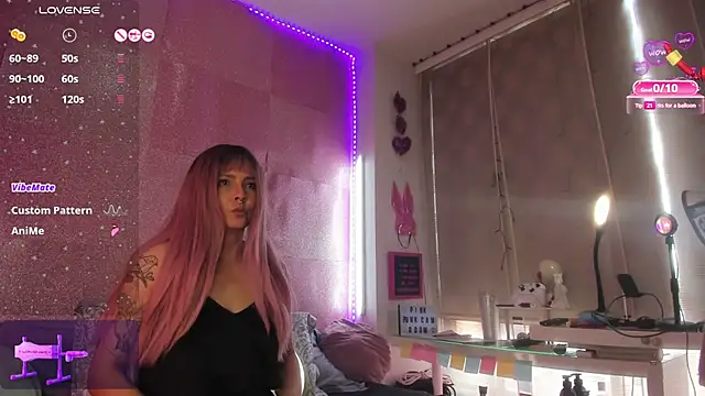 pink punk cam online show from 03.20.25