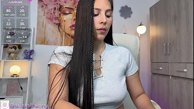 cristal bunny  online show from 11.09.25