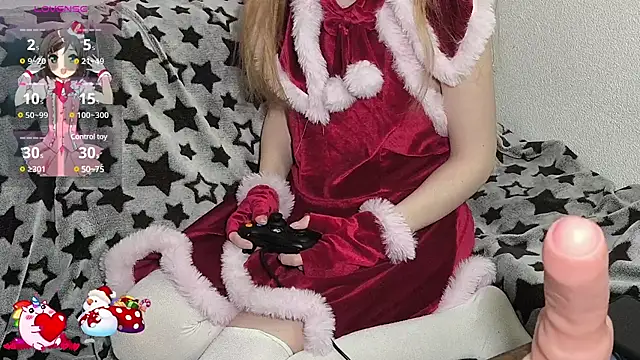 Snapshot of PlayMaid chatting on 12.12.24 PlayMaid online show from 12.12.24