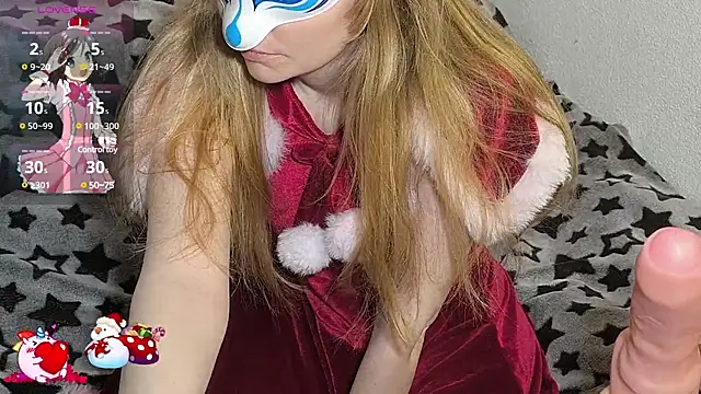 Snapshot of PlayMaid chatting on 12.18.24 PlayMaid online show from 12.18.24