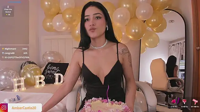 Snapshot of Amber-9 chatting on 01.20.25 Amber-9 online show from 01.20.25